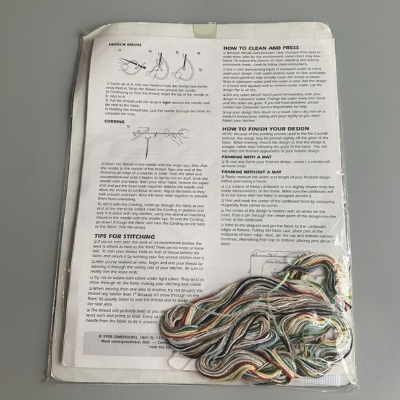 Dimensions Safe Keeping Cross Stitch 8579 Christmas Angel Baby - Picture 2 of 6